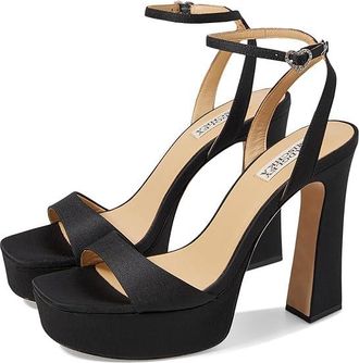 Badgley Mischka Caia Womens Sandals Black : 8.5 M, Satin