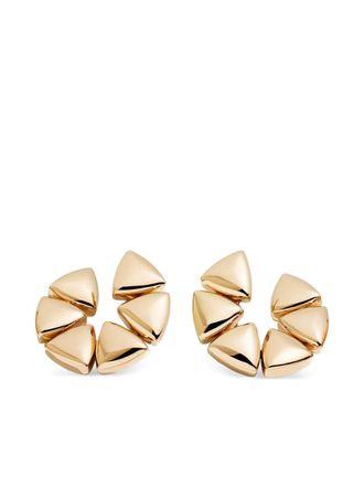 Vhernier 18K rose gold Triangular Elements earrings - women - 18kt Rose Gold - One Size - Pink