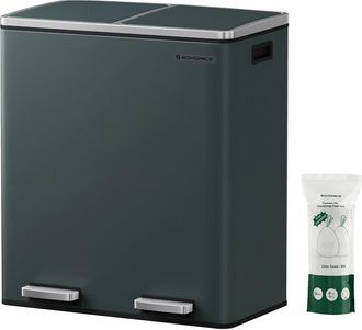 Songmics Mülleimer »60 l« 2 Behälter