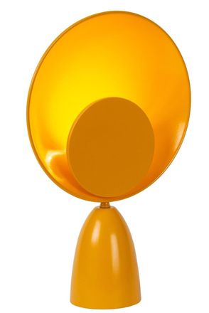 Lucide L&aacute;mpara de mesa de acero con 1 led integrado, ocre