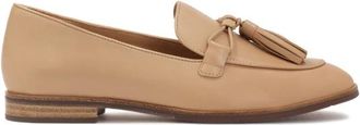 Kazar Beige halter schoenen met een choker - Dames - Loafers - Beige - 39 EU - Leer - Schoenen