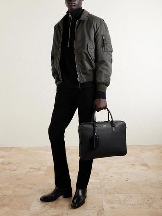 Tom Ford Elliot Full-Grain Leather Briefcase