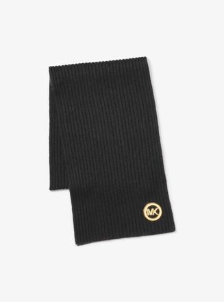 Michael Kors Ribbed Wool Scarf
