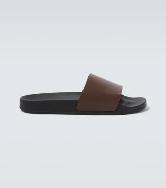 Frescobol Carioca Humberto leather slides