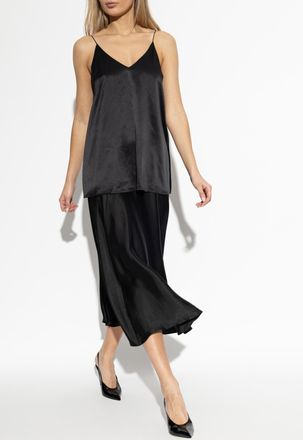 Lisa Yang Silk Camisole Top, Womens, Black