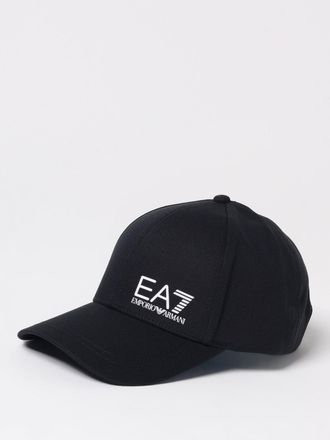 Emporio Armani Cappello EA7 in cotone con stampa logo