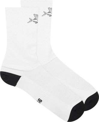 Cafe du Cycliste Aero Velosocken - Unisex | wei&szlig;