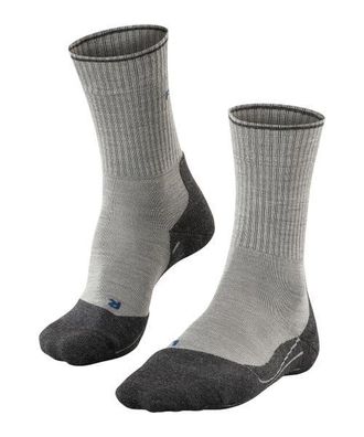 Falke TK2 Explore Wool Silk Hiking Socks in Light Grey at Nordstrom, Size Medium