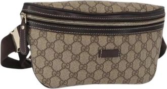 Gucci Pre-owned Belt Bags, female, Beige, Size: ONE SIZE Pre-owned Vintage Plastic Crossbody Bag