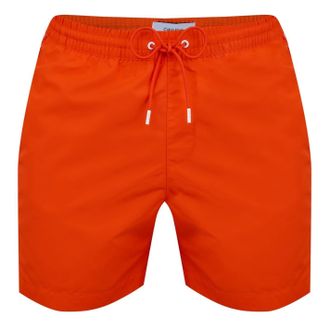 Calvin Klein Zwemshorts voor heren met elastische tailleband (Oranje)