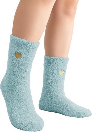 Generic stocking fillers women, stocking fillers for teenage girls, christmas gifts,fluffy socks,Winter Stripe Coral Velvet Plush Warm Home Sleeping Stockings