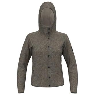 Salewa Sarner Undyed Wool Hooded Jacket Wolljacke f&uuml;r Damen | grau/braun