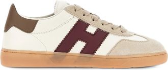 Hogan Burgundy Low-Top Sneakers
