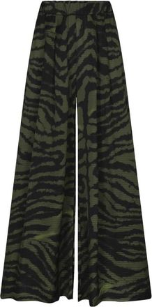 Dante6 Onique Animaux Wide Leg Pants - Dames - Broeken - Veelkleurig - Maat: XS Satijn