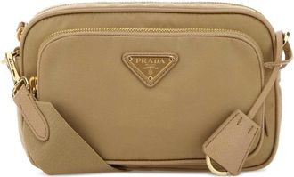 Prada Beige Re-Nylon Crossbody Bag