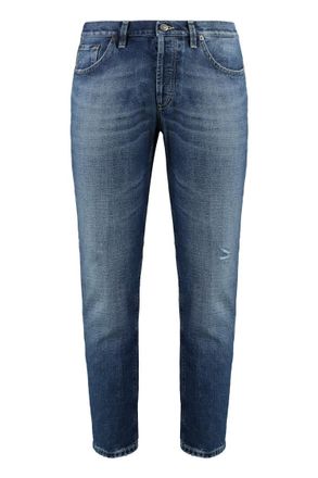 Dondup Blue Straight Jeans