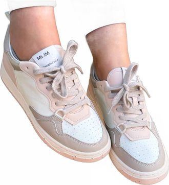Entro Womens Sneakers In Paige Pink & White