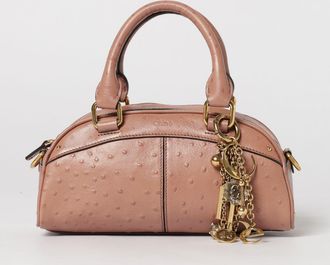 Chlo&eacute; Borsa Bowling Chlo&eacute; in pelle con goffrature a pois