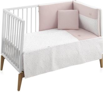 Cambrass Jgo 2 pcs.colcha i-v. Cuna 60 rosa 60x120x3 cm