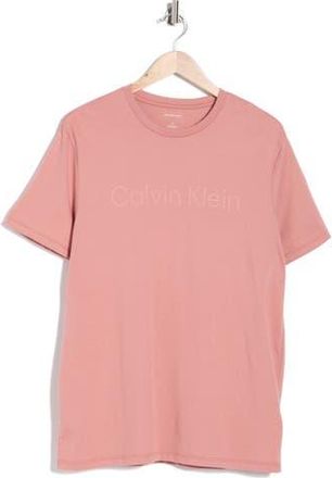 Calvin Klein Standard Logo Cotton Crewneck T-Shirt in Light Mahogany at Nordstrom Rack, Size Xx-Large