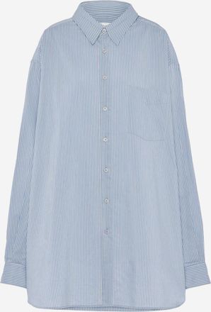 Maison Margiela Light Blue Striped Shirt