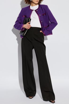 Dolce & Gabbana Wool Blazer, Womens, Purple