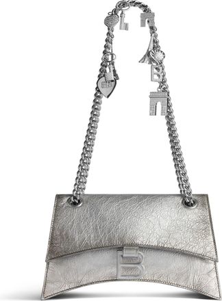 Balenciaga (WMNS) Balenciaga Crush Small Chain Bag Dirty Effect Silver 7819202AA6X8110