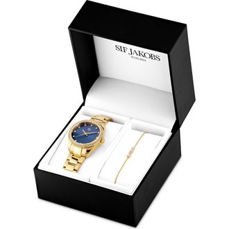 Sif Jakobs Jewellery Valeria Jewelry Set - Gold in 18K Gold Plated/white at Nordstrom