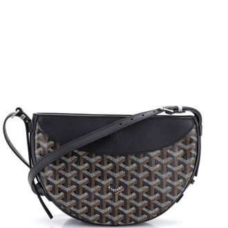 Goyard Hirondelle Shoulder Bag Coated Canvas and Leather