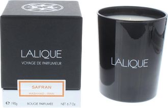TJ Hughes Lalique Safran Mashhad Iran Candle 190g - TJ Hughes