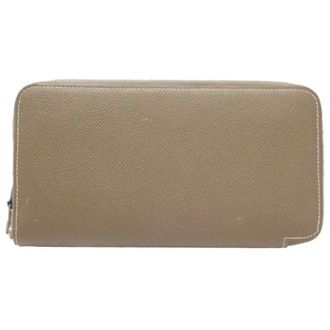 Hermès Pre-owned Wallets, female, Brown, Size: ONE SIZE Pre-owned Canvas wallets