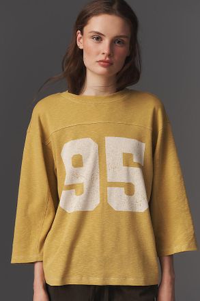 Pilcro 3/4 Sleeve Varsity Tee