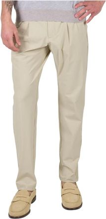 People of Shibuya Kobra Broeken - Heren - Chinos - Beige - 2XL - Leer - Broeken