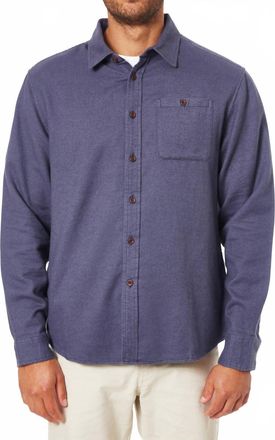 KATIN Twiller Flannel Shirt In Washed Blue