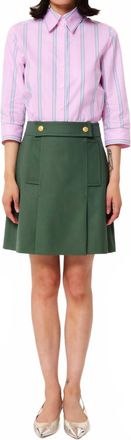Tara Jarmon Jimmy Mini Skirt In Thym