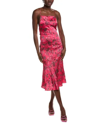 Ganni Ganni Satin Midi Dress