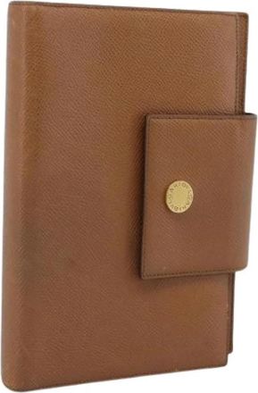 Bulgari Pre-owned Day Planner Cover - Dames - Vintage Accessoires - Bruin - ONE Size - Leer - Vintage