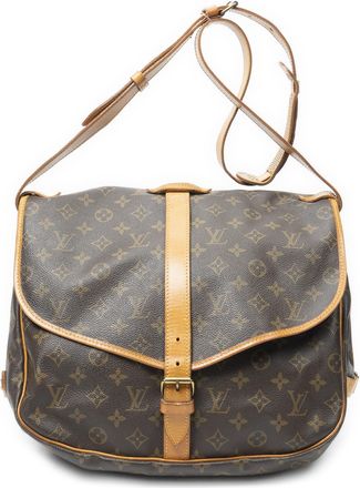 Louis Vuitton Pre-owned Womens Saumur GM Shoulder Bag - Brown - One Size
