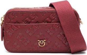 Pinko Camera Bag Mini Y1Hq - Dames - Schoudertassen - Rood - ONE Size - Leer - Tassen