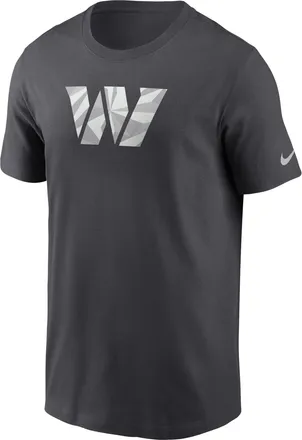 Nike Washington Commanders Fractal Logo Nike Mens NFL T-Shirt in Grey | NP9906F9E-XER