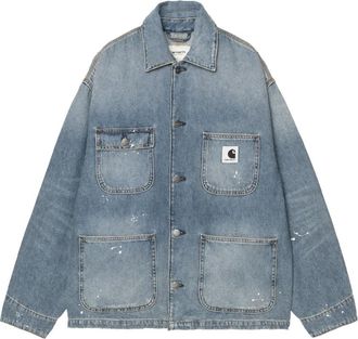 Carhartt Work in Progress OG Michigan Coat - Dames - Spijkerjassen - Blauw - XS - Katoen - Jassen