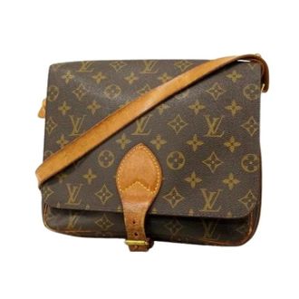 Louis Vuitton Pre-owned Cross Body Bags, female, Brown, Size: ONE SIZE Pre-owned Cartouchiere Shoulder Bag