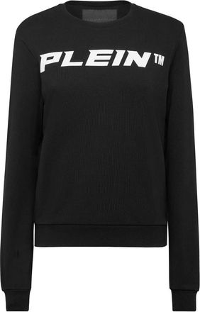 Philipp Plein Hoodies & sweatvesten, Dames, Zwart, XS, Katoen, Sweatshirt LS