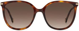 Carolina Herrera HER 0229/S WR9/HA Womens Sunglasses Tortoiseshell Size 55