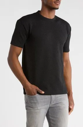 T.R. Premium Textured Knit T-Shirt in Black at Nordstrom Rack, Size Xx-Large