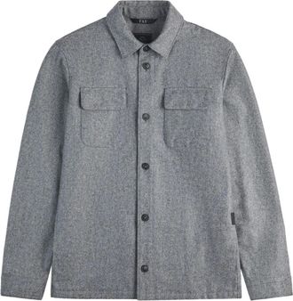 Fay Giacca-camicia con tasche - Grigio