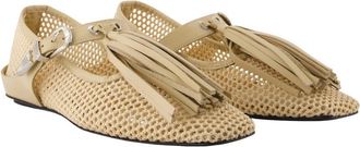 Toga Archives Womens Mesh Knit Flat Beige