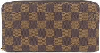 Louis Vuitton Ebene Coated Canvas Long Wallet (Bi-Fold) (Pre-Owned)