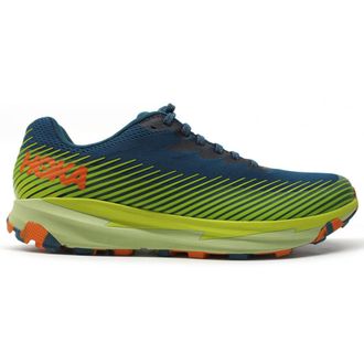 Hoka One One Hoka Torrent 2 Synthetic Textile Mens Low Top Trainers - Blue Coral Evening Primrose - Size:UK 10.5