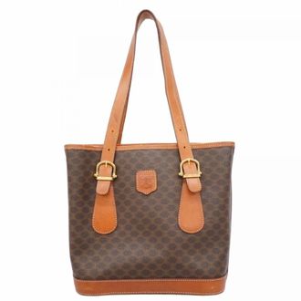 Celine Brown Pvc Tote Bag (Pre-Owned)